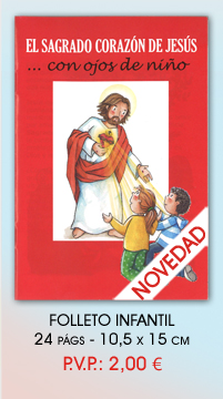 El Sagrado Corazon de Jesus con ojos de niño - folleto
