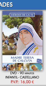 Madre Teresa de Calcuta - Pelicula dvd heroes de la fe