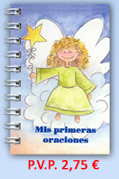 Mis primeras oraciones - folleto infantil plastificado 
